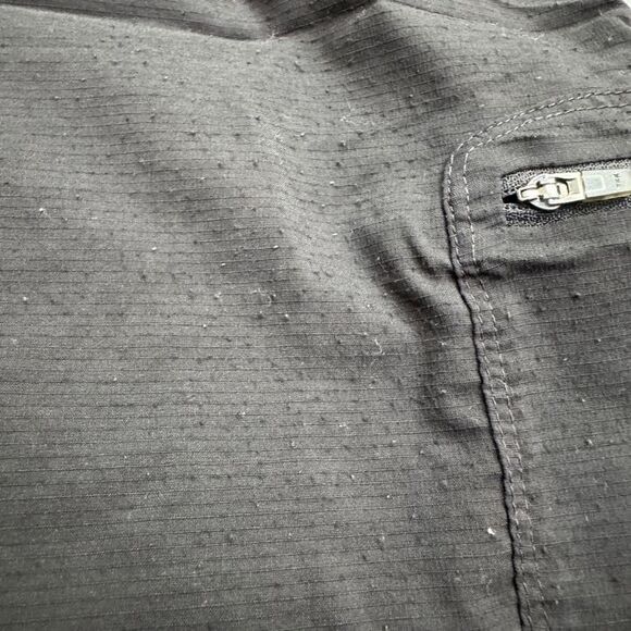 L.L. Bean Cargo Mini Skort Skirt Womens 14 Regular Black Nylon Outdoor Camping - Picture 9 of 16